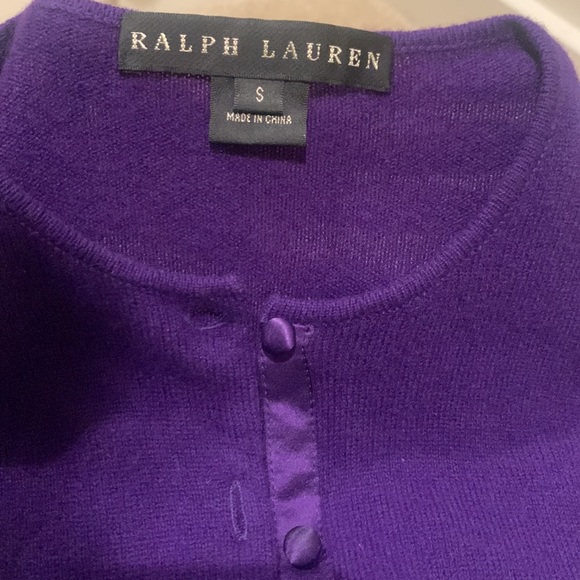 Ralph Lauren Black Label 100% cashmere cardigan and cashmere shell twinet. - Picture 2 of 4